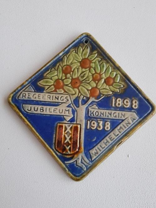 D062 Goedewaagen Jubileum Koningin Wilhelmina 1898-1938, Antiek en Kunst, Curiosa en Brocante, Ophalen of Verzenden