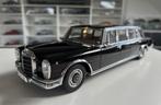 Mercedes-Benz 600 Pullman W100 Schwarz 1:18 Autoart, Ophalen of Verzenden, Zo goed als nieuw, Autoart