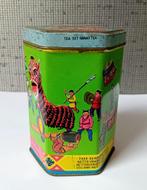 Vintage Kwong Sang orange tea blik, Verzamelen, Blikken, Overige merken, Gebruikt, Ophalen