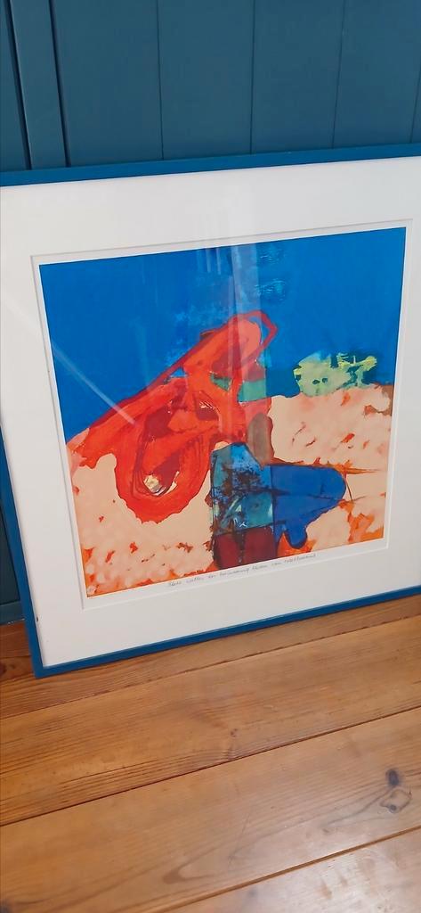 Zeefdruk " Bleke Wallen" Henk Vessem, Antiek en Kunst, Kunst | Litho's en Zeefdrukken, Ophalen of Verzenden