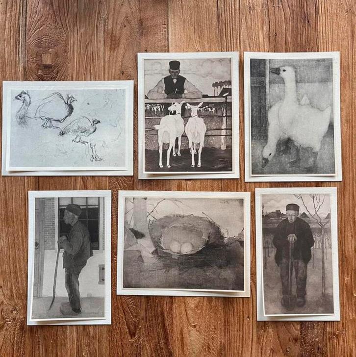 Jan Mankes 1889-1920 / 6 Heliogravures 1923, Antiek en Kunst, Kunst | Etsen en Gravures, Ophalen of Verzenden