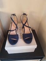 Anna Field sandalen met hak / hakken - maat 39, Anna Field, Blauw, Zo goed als nieuw, Sandalen of Muiltjes