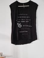 Shirt Follie di Garbo maat S, Ophalen, Zwart, Korte mouw, Maat 36 (S)