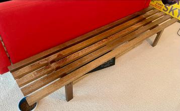 Vintage Martin Visser Spectrum BZ Bankje Wengé 200cm beschikbaar voor biedingen
