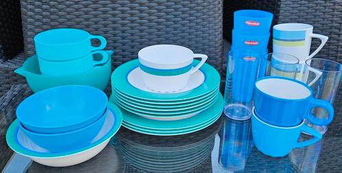 Mepal mix and match 3 persoons camping servies, Caravans en Kamperen, Kampeeraccessoires, Zo goed als nieuw, Ophalen of Verzenden