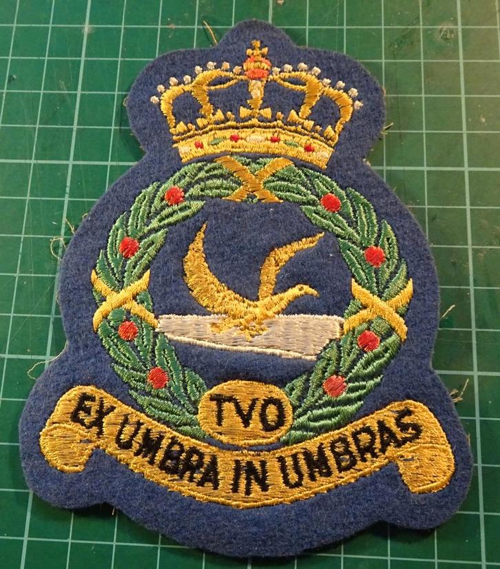 Patch TVO Transitie Vlieger Opleiding zeer oud, Verzamelen, Militaria | Algemeen, Landmacht, Embleem of Badge, Nederland, Ophalen of Verzenden