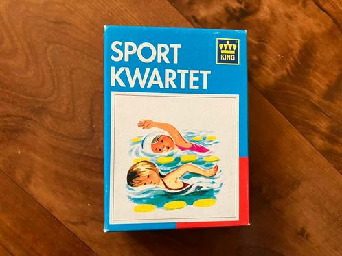 Vintage Sport kwartet King, jaren ‘80. 24 kaarten., Hobby en Vrije tijd, Gezelschapsspellen | Kaartspellen, Gebruikt, Ophalen of Verzenden