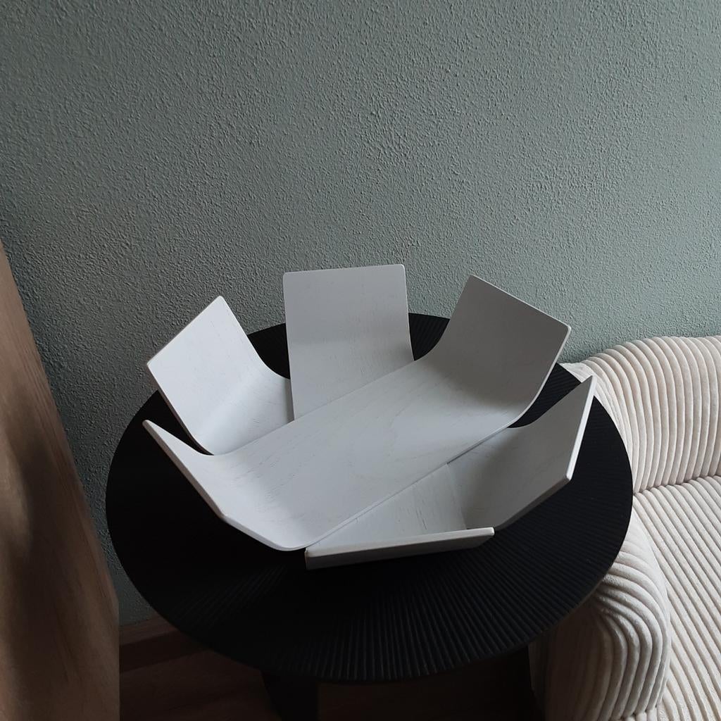 Design Eikenhouten Fruitschaal - BEdesign, Huis en Inrichting, Woonaccessoires | Schalen en Manden, Zo goed als nieuw, Schaal