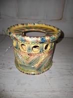 Antiek Fries Kerfsnede aardewerk theestoofje, theelicht, Ophalen of Verzenden, Overige materialen, Minder dan 25 cm