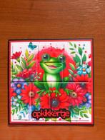 Kaart opkikkertje kikker bloemen 1000 = 1,75, Hobby en Vrije tijd, Kaarten | Zelfgemaakt, Ophalen of Verzenden, Zo goed als nieuw