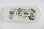 vintage keramieken cakeschaal, Staffel Limburg, dom keramik., Antiek en Kunst, Antiek | Keramiek en Aardewerk, Ophalen of Verzenden
