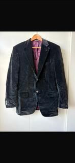Zwarte Velvet Blazer - Stijlvol!, Kleding | Heren, Ophalen, Zo goed als nieuw, Maat 52/54 (L), Zwart
