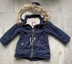 Gewatteerde donkerblauwe parka van H&M, maat 104 (qwe), Kinderen en Baby's, Kinderkleding | Maat 104, Meisje, Ophalen of Verzenden