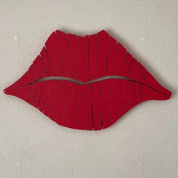 Idee voor een make-up liefhebber - Wanddecoratie mond/lippen beschikbaar voor biedingen
