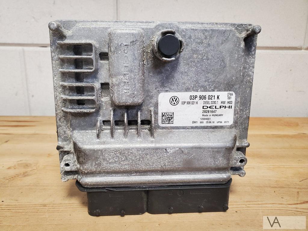 Skoda Fabia 5j 2009 - 2014 ecu motorcomputer 03p906021k €40, Ophalen of Verzenden, Gebruikt, Skoda