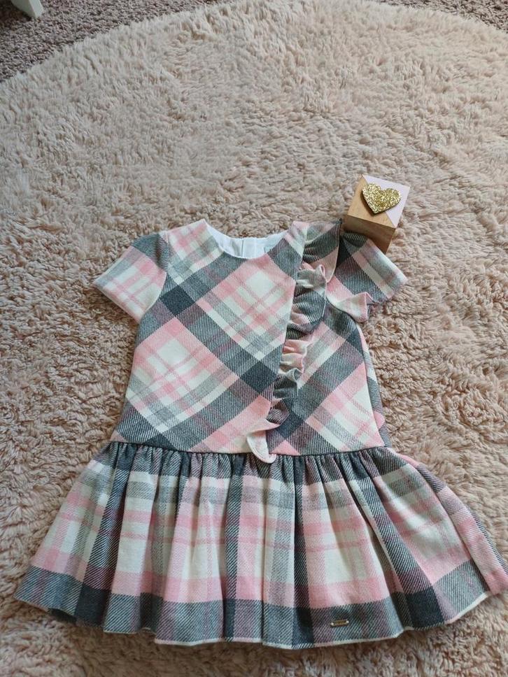 Mayoral jurkje maat 92 - luxe kwaliteit, Kinderen en Baby's, Babykleding | Maat 68, Zo goed als nieuw, Meisje, Jurkje of Rokje