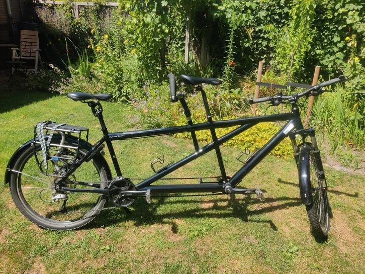Explorer tandem fiets - Samen op avontuur!, Fietsen en Brommers, Fietsen | Tandems, Gebruikt, 15 tot 20 versnellingen, 53 tot 57 cm