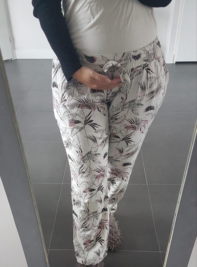 Noppies Zwangerschapsbroek Positiekleding  XL, Verzenden, Wit, Maat 46/48 (XL) of groter, Nieuw