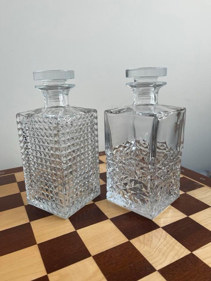 Glazen Karaf - Elegant Design, Antiek en Kunst, Antiek | Glas en Kristal, Ophalen of Verzenden