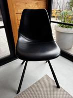 Dutchbone Frenky Stoel, Huis en Inrichting, Ophalen, Gebruikt, Zwart, Leer