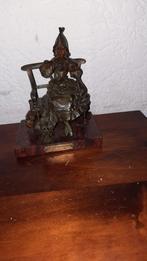 Antiek Bronzen Beeldje - La Devideuse Georges Maxim, Antiek en Kunst, Ophalen of Verzenden