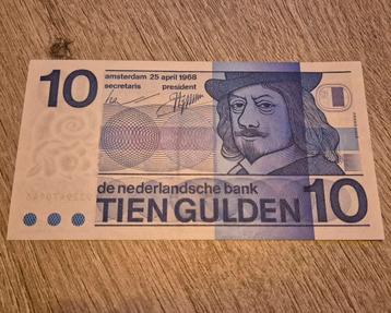 10 Gulden Frans Hals 1968 UNC Biljet beschikbaar voor biedingen