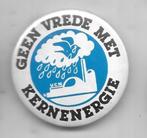 GEEN VREDE MET KERNENERGIE BUTTON, Ophalen of Verzenden, Gebruikt, Overige onderwerpen, Button