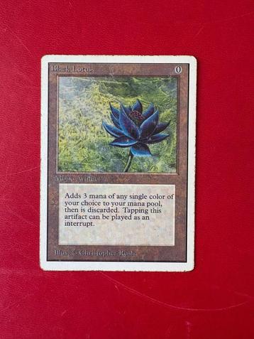 Black Lotus Unlimited Magic the Gathering MTG beschikbaar voor biedingen