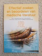 Effectief zoeken en beoordelen van medische literatuur, Ophalen of Verzenden, Alpha, Zo goed als nieuw