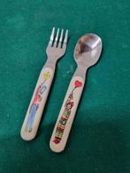 Kinderbestek kibouki lepel en vork, Huis en Inrichting, Keuken | Bestek, Ophalen of Verzenden, 'T Olde Gre-j, Info@toldegrej.nl