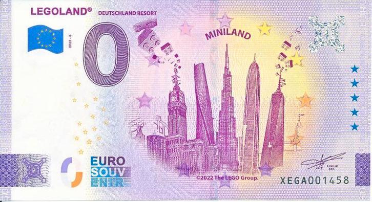 Duitsland 0 Euro 2022 Legoland Miniland, Postzegels en Munten, Bankbiljetten | Europa | Eurobiljetten, Los biljet, Duitsland, 5 euro