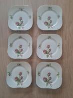 6 gebaksbordjes rozen Hirschenreuth, Ophalen of Verzenden