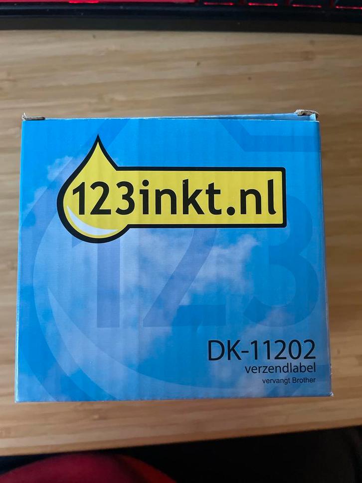 123inkt Verzendlabels DK-11202 - Nieuw, Computers en Software, Labelprinters, Nieuw, Etiket, Ophalen of Verzenden