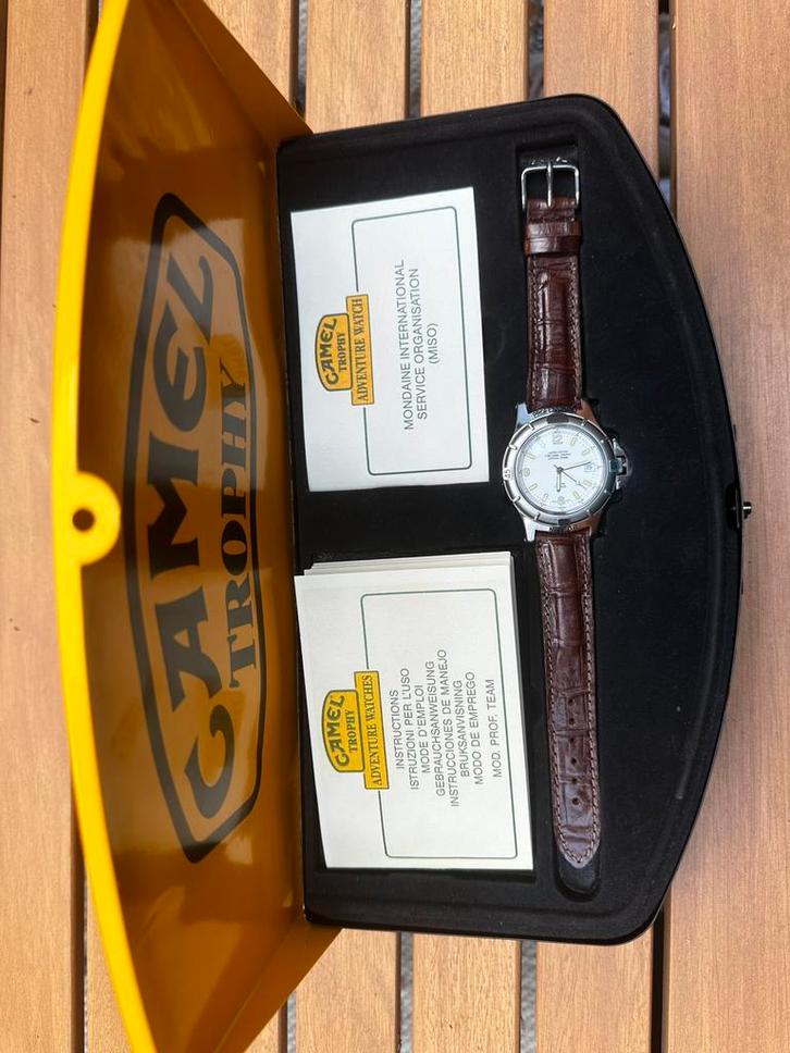 Camel trophy team professional horloge, Sieraden, Tassen en Uiterlijk, Horloges | Heren, Nieuw, Polshorloge, Overige merken, Staal