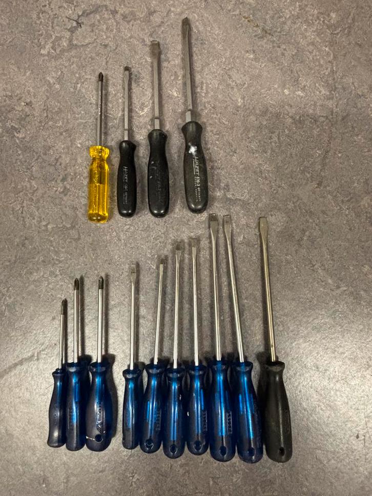 Partij Gedore schroevendraaiers, Doe-het-zelf en Verbouw, Gereedschap | Handgereedschap, Gebruikt, Ophalen of Verzenden