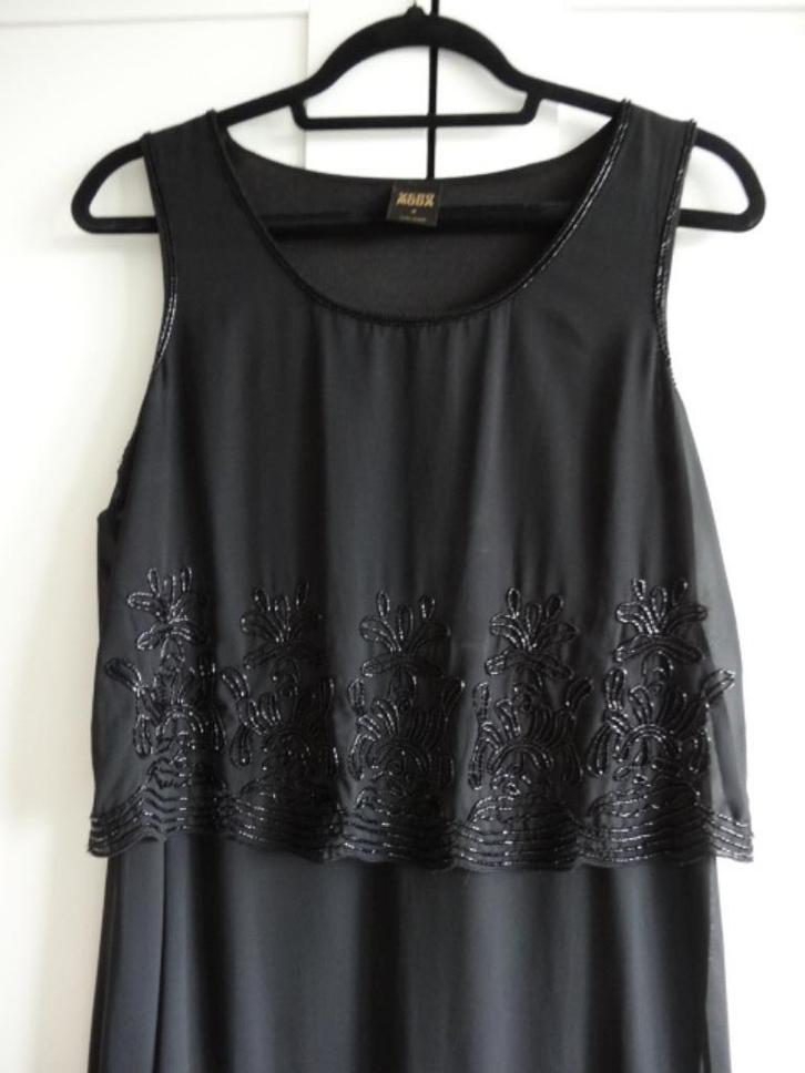 Vero Moda, zwart feestjurkje (M) met kraaltjes bezet, Kleding | Dames, Jurken, Zo goed als nieuw, Maat 38/40 (M), Zwart, Boven de knie