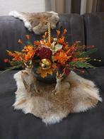 Groot uniek kerstbloemstuk met kunstbloemen, Ophalen of Verzenden, Nieuw