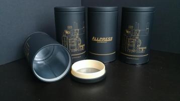 ️⭐️Near MINT⭐️ Allpress Espresso Coffee Canisters️ –Set of 4 beschikbaar voor biedingen