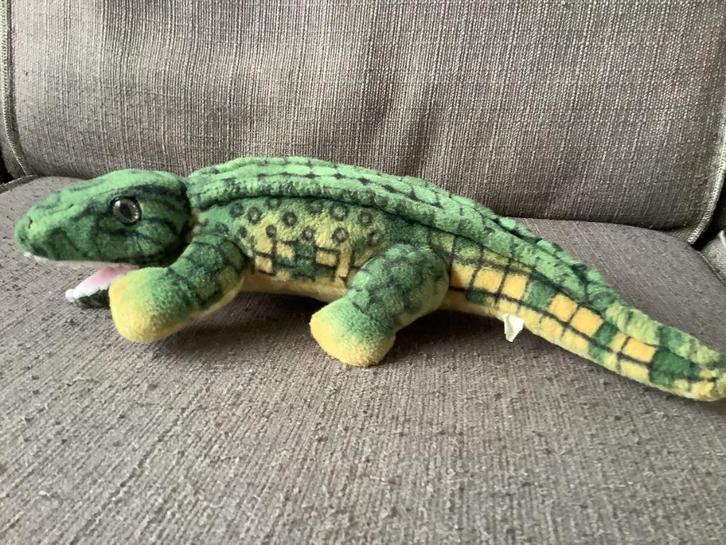 krokodil knuffel 38 cm lang merk onbekend 4 euro, Kinderen en Baby's, Speelgoed | Knuffels en Pluche, Zo goed als nieuw, Overige typen