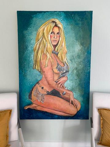 Naakte Brigitte Bardot,  150X100 cm beschikbaar voor biedingen