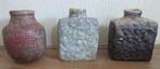 Mobach Vaas 3 stuks Jaren 50 Vintage, Gebruikt, Overige kleuren, Aardewerk of Porselein, Ophalen of Verzenden