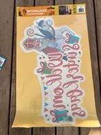 2 grote raamstickers Sinterklaas, Ophalen of Verzenden, Zo goed als nieuw