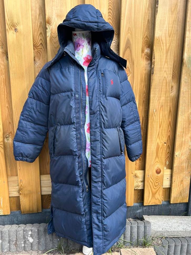 Ralp Lauren winterjas, Kleding | Dames, Jassen | Winter, Gedragen, Maat 36 (S), Blauw, Ophalen of Verzenden