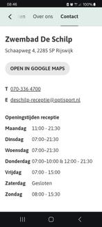 ZWEMBAD DE SCHILP 15 groepslessen, Ophalen of Verzenden, Nieuw