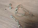 Nostalgische vintage sieradenset met parels, Ophalen of Verzenden, Zo goed als nieuw, Overige materialen