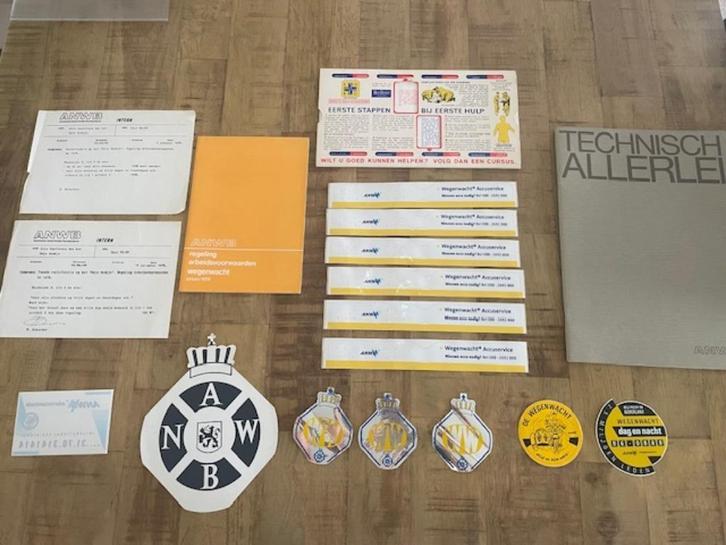 ANWB diverse originele nieuwe stickers + wegenwacht 70-80, Verzamelen, Merken en Reclamevoorwerpen, Zo goed als nieuw, Overige typen