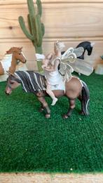 Schleich elf Ilonis en Leolyn, Ophalen of Verzenden, Zo goed als nieuw, Paard, Beeldje of Figuurtje