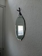 Ovale Spiegel met Zwarte Strik, Minder dan 50 cm, Ophalen of Verzenden, Zo goed als nieuw, Minder dan 100 cm