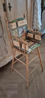 Antieke kinderstoel inclusief kussen, Ophalen of Verzenden, Gebruikt, Overige typen, Aanschuifbaar