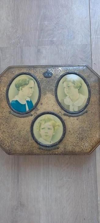 Blikken doos Cote D'or,  afb, 3 kinderen van Koning Leopold, Antiek en Kunst, Antiek | Keramiek en Aardewerk, Ophalen of Verzenden